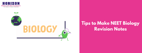 Tips to Make NEET Biology Revision Notes | Horizon Academy Guide