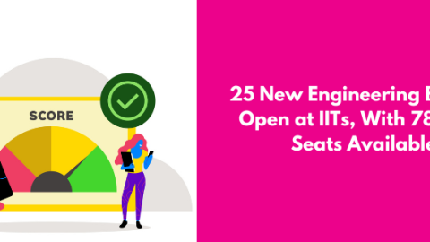25 New Engineering Branches Open at IITs, With 787 More Seats Available!!