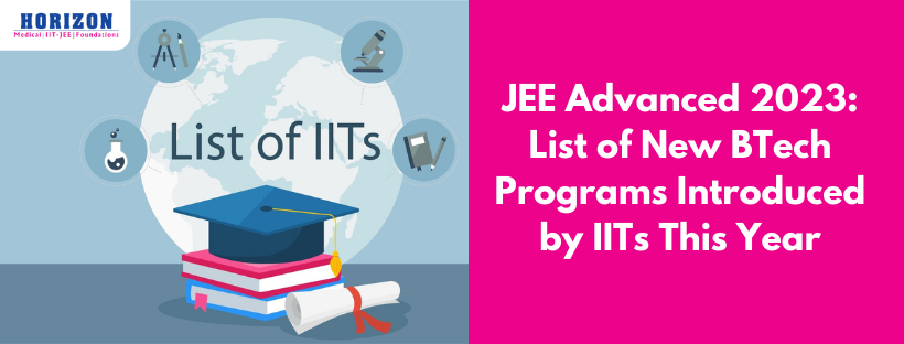 JEE Advanced 2023 List of New BTech Programs Introduced by IITs This Year